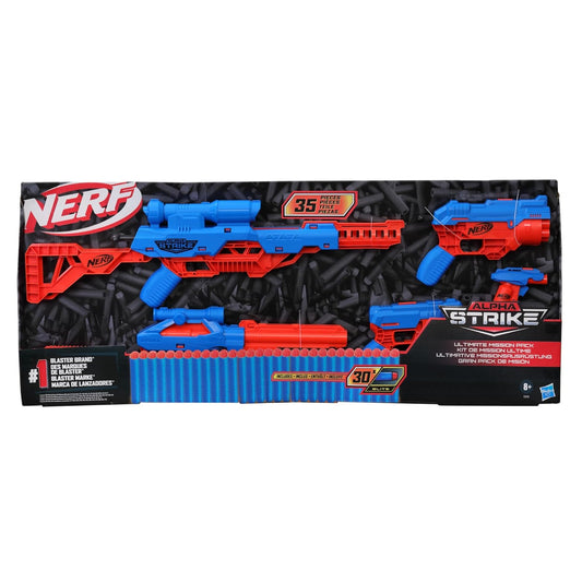 Nerf Alpha Strike 35-Piece Alpha Strike Ultimate Mission Pack, Multicolor