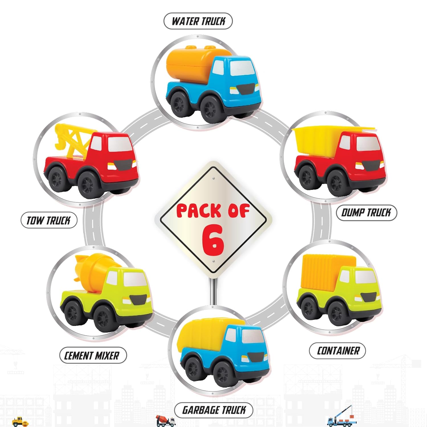 Giggles Mini Vehicles Construction Series