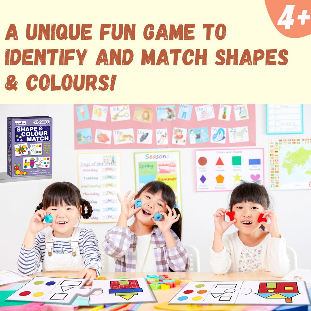 Creative's Shape & Colour Match, Early learning Games