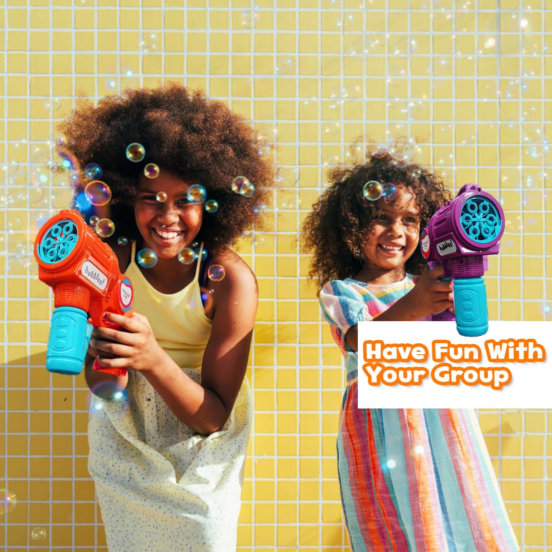 Rowan Bubble Blaster Gun with LED Light & Soap Solution 120 ML, 1000+ Bubbles Per Minute-Purple