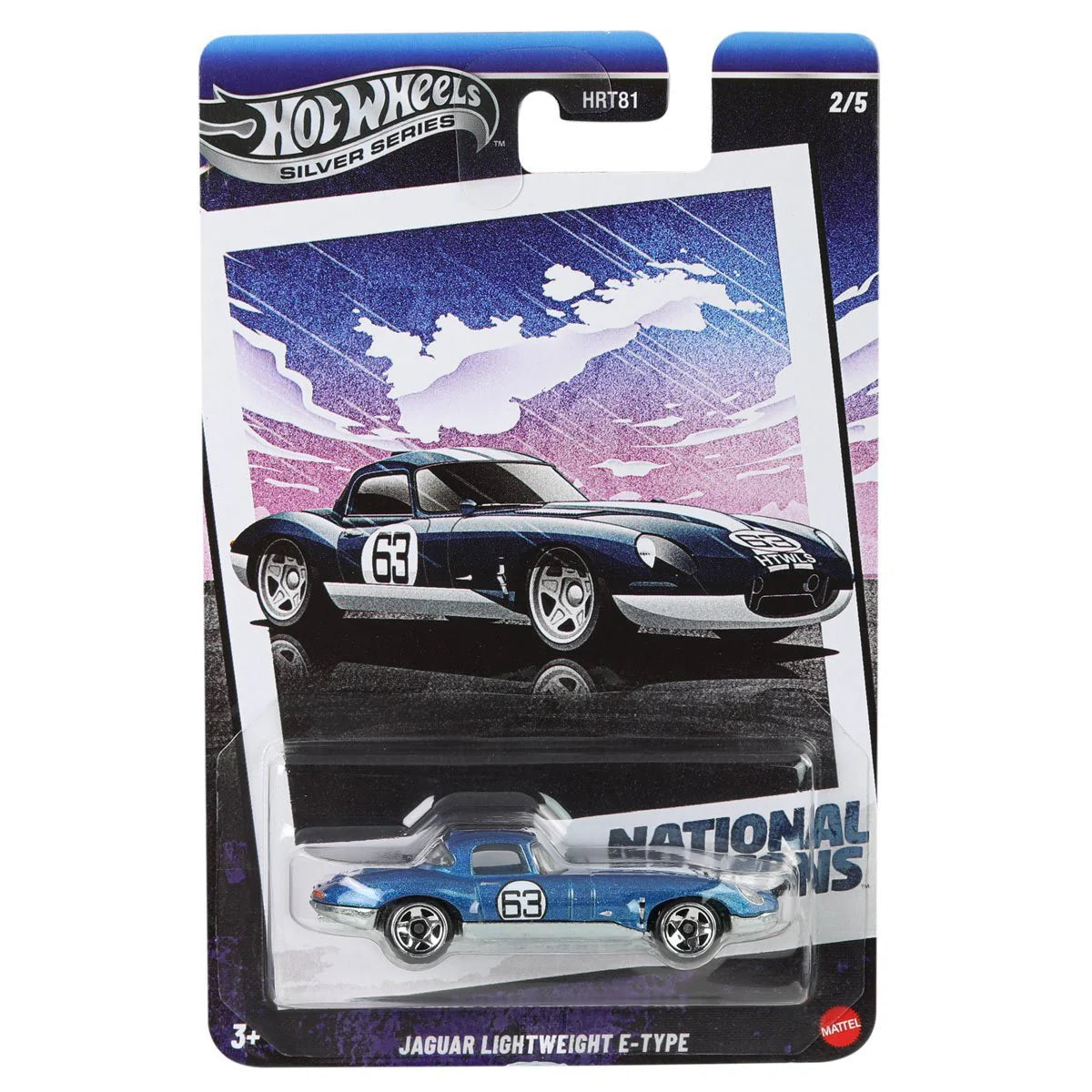 Hot Wheels 2025 National Icons Silver Series 1:64 Scale HRT81 - Set Of 5 Cars