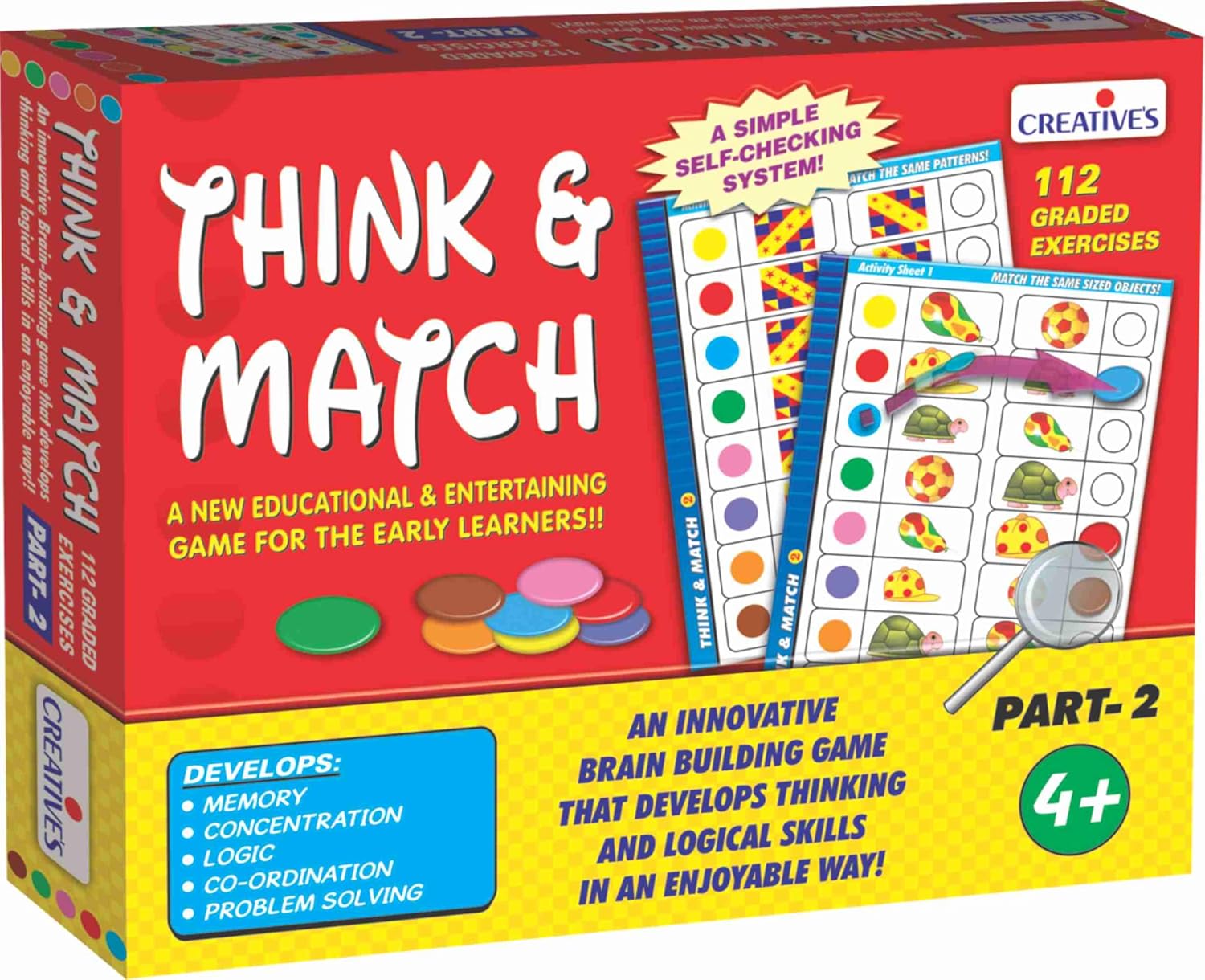 Creative Educational Aids P. Ltd. - Think And Match Part-2 Board Game