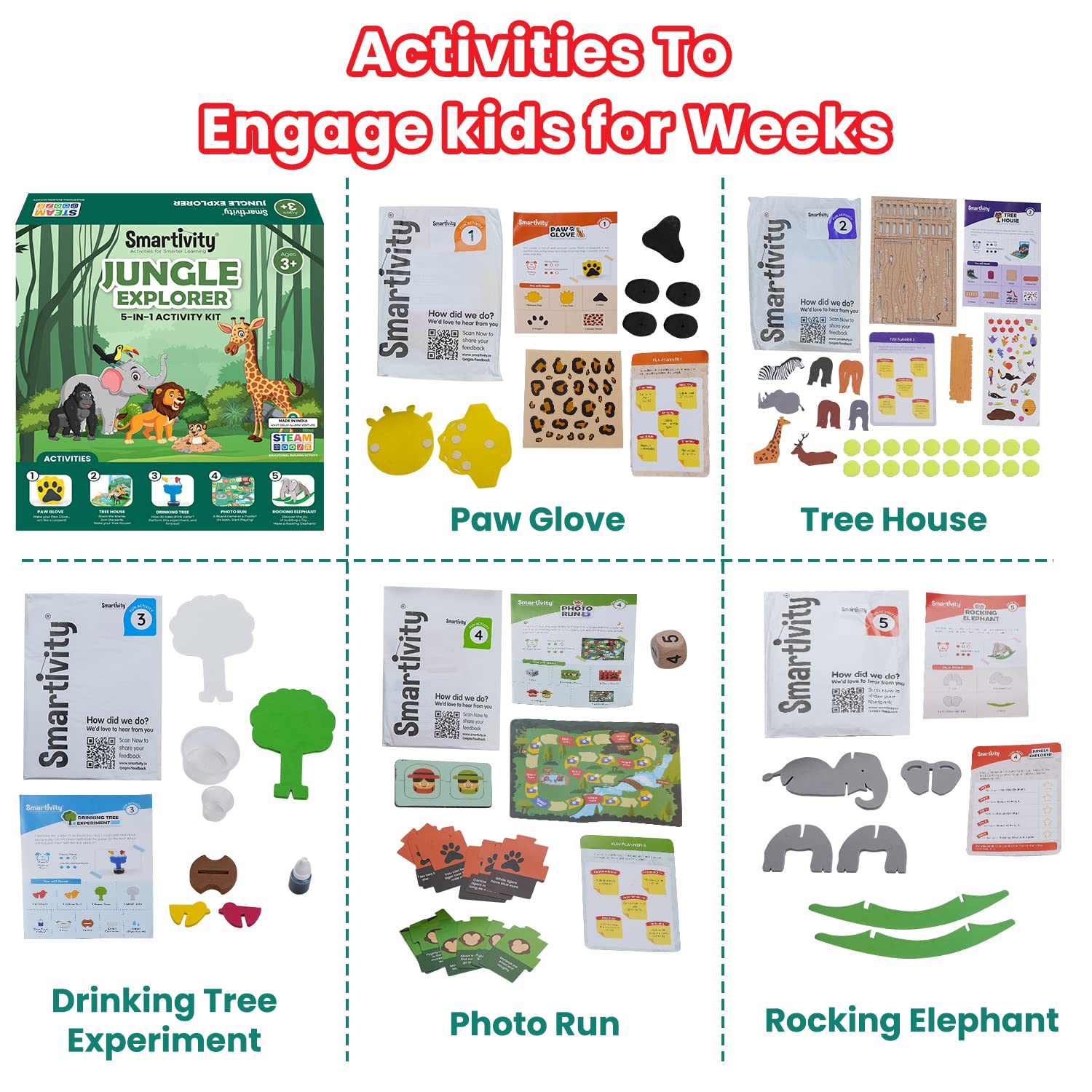 Smartivity Jungle Explorer DIY STEM Toy