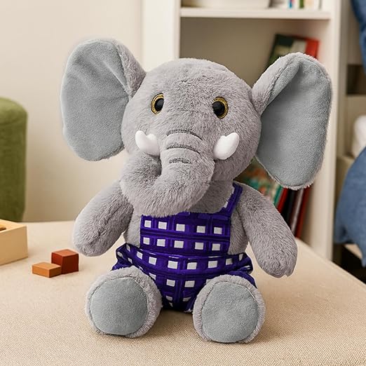 Mirada Huggable Dangri Grey Elephant Soft Toy - 38cm