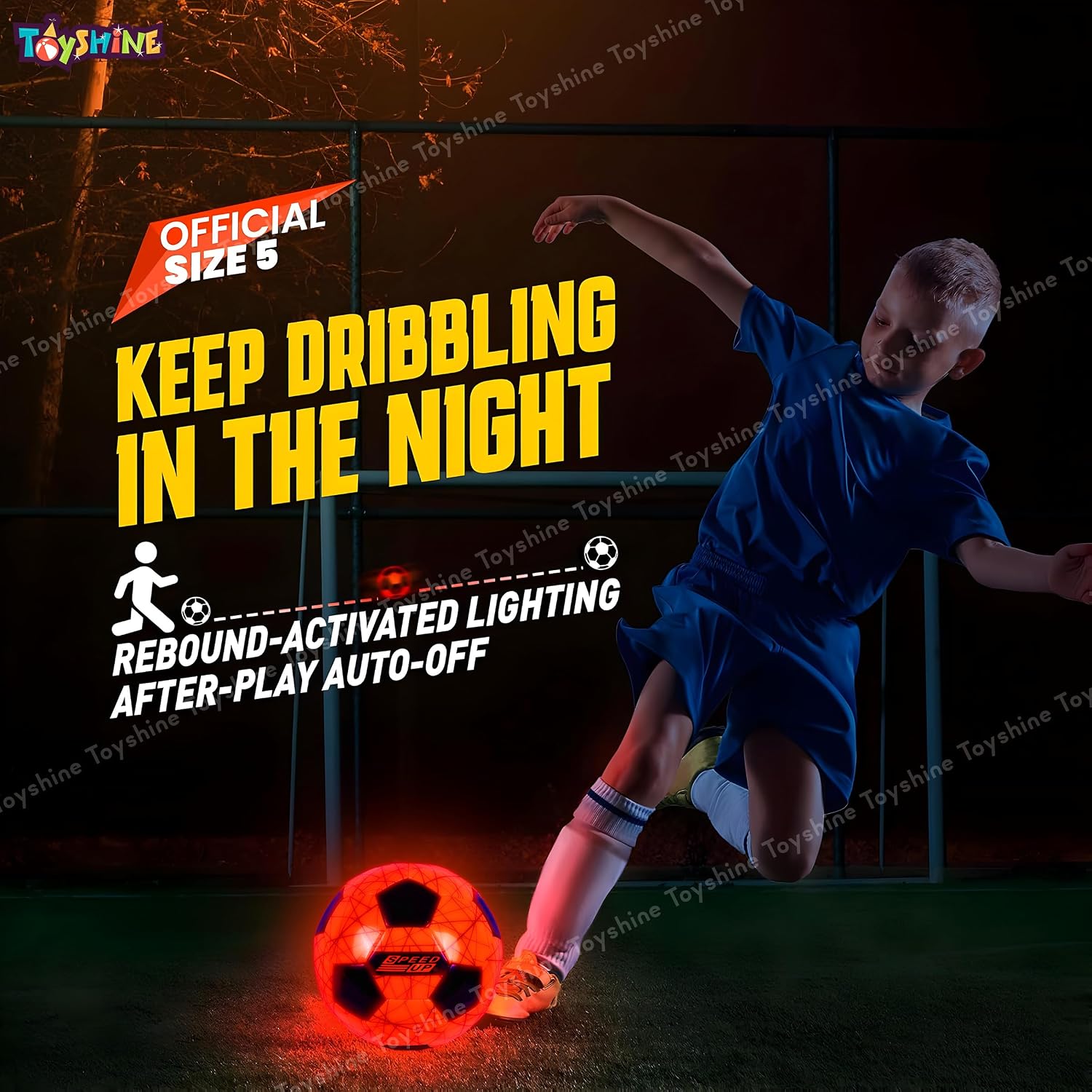 Speed Up LED Glow Football Size 5
