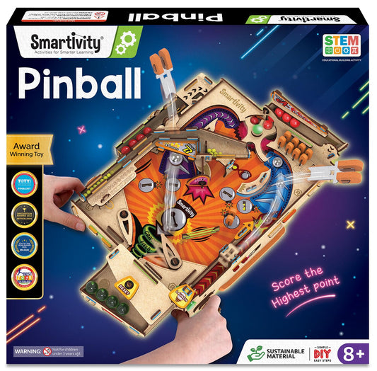 Smartivity Pinball Machine DIY Wood STEM Toy