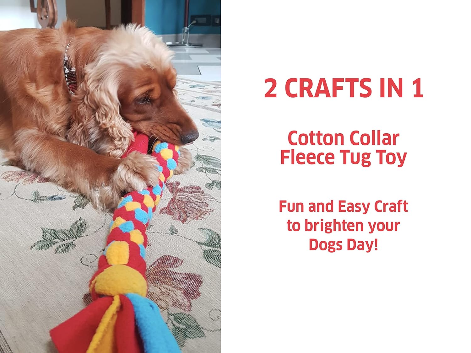 Chalk & Chuckles PAWFECT GIFTS - Craft Kit for Dog Lovers, Mess-Free, No Sew Activity