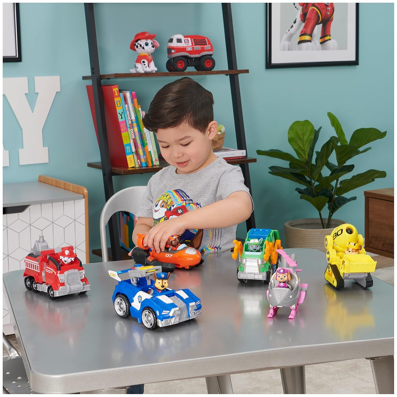 Paw Patrol Rubble Vehicle Figure Toy