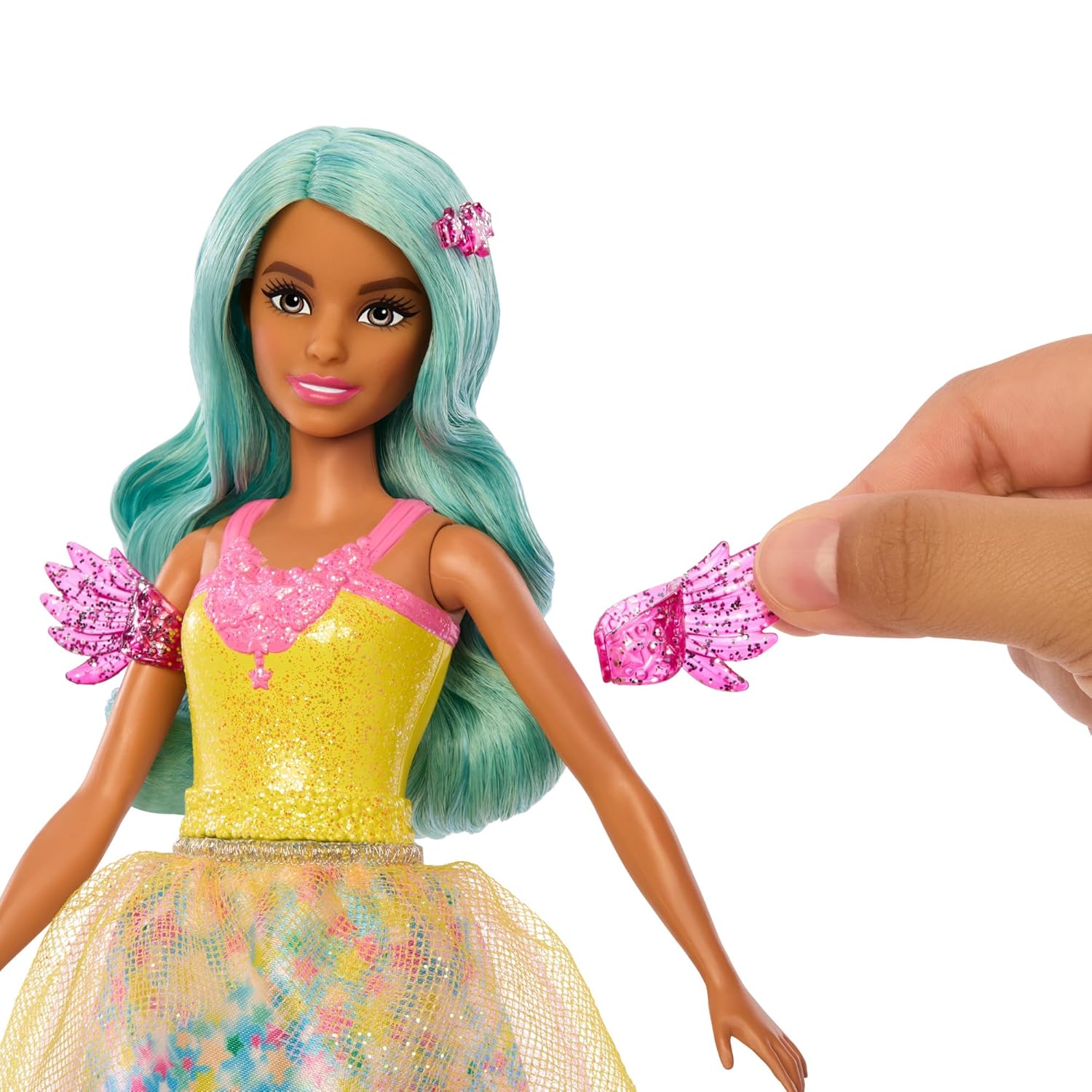Barbie A Touch of Magic Doll & Accessories, Teresa with Fantasy Outfit, Pet, Leash & Styling Accessories