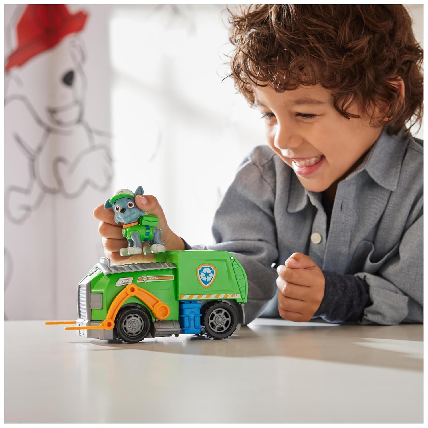 Paw Patrol Rocky Vehicle Figure Toy