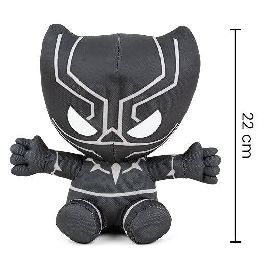 Mirada Official Licensed Superhero Marvel Black Panther Soft Plush Toy – 23cm