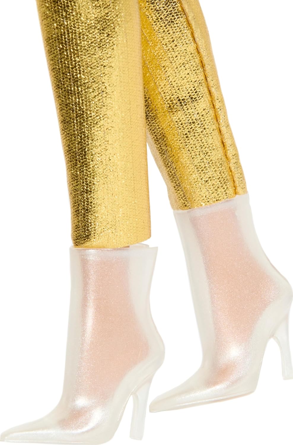 Barbie Fashionistas Doll with Blonde Wavy Hair, Golden Jumpsuit & Accessories, 65th Anniversary Collectible Fashion Doll