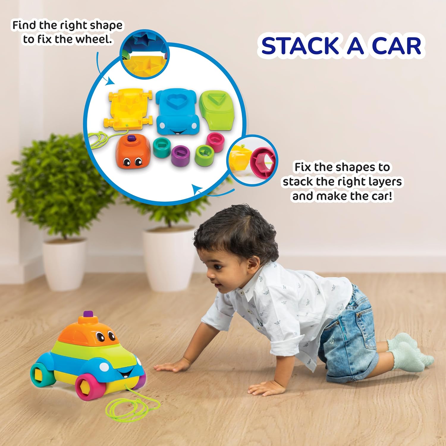 Giggles My First Vehicle Gift Set, 4 in 1 Combo Set