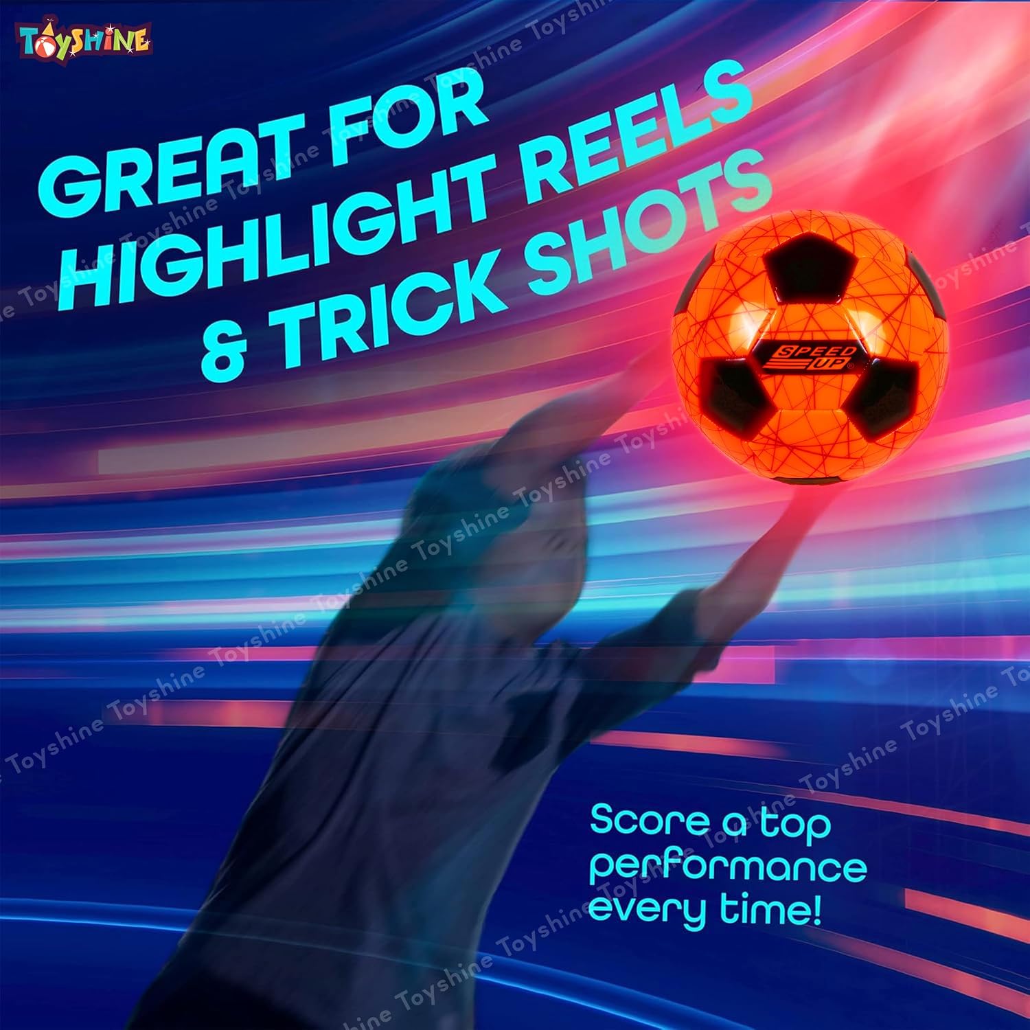 Speed Up LED Glow Football Size 5