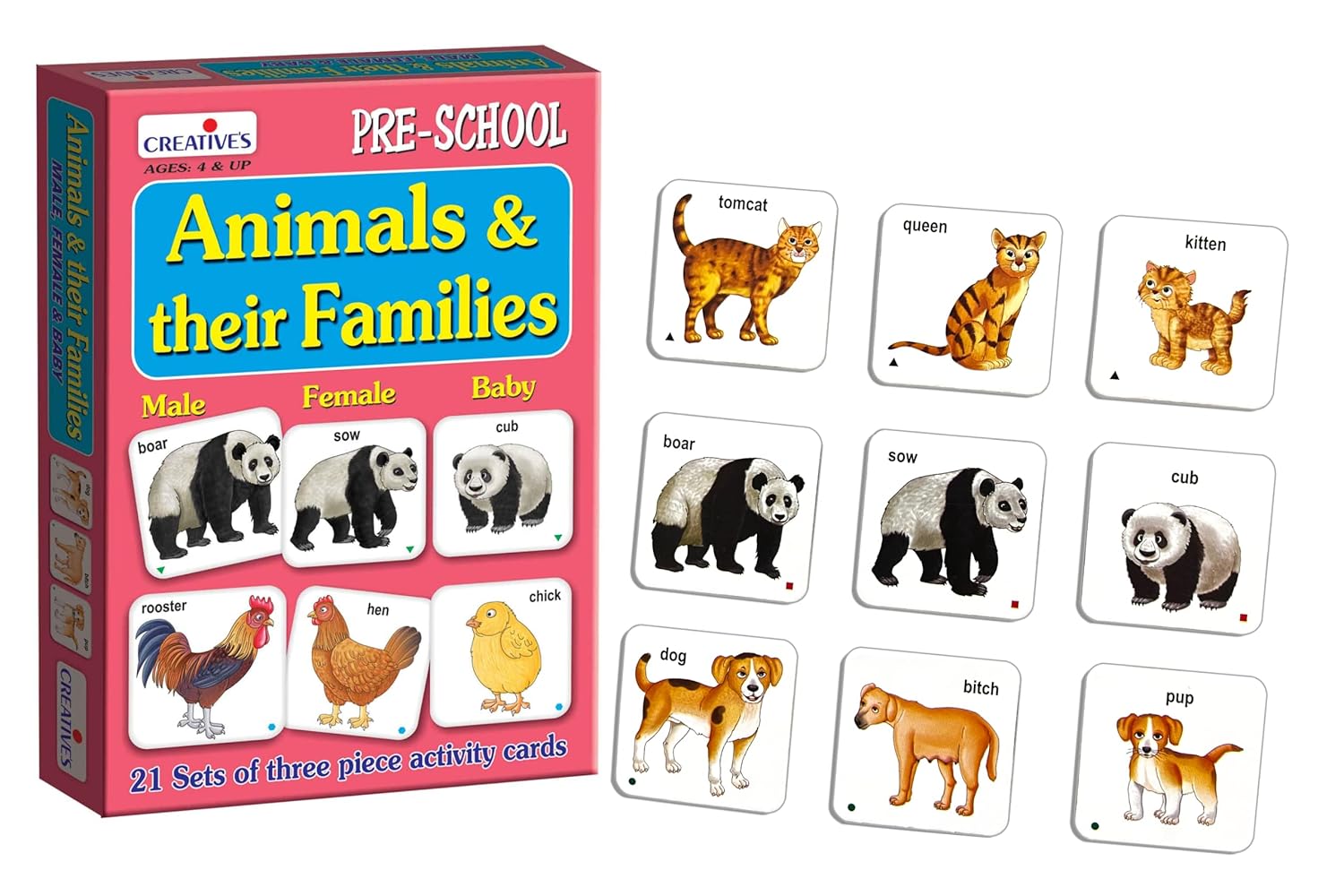 Creative's Animals & Their Families, Pre School
