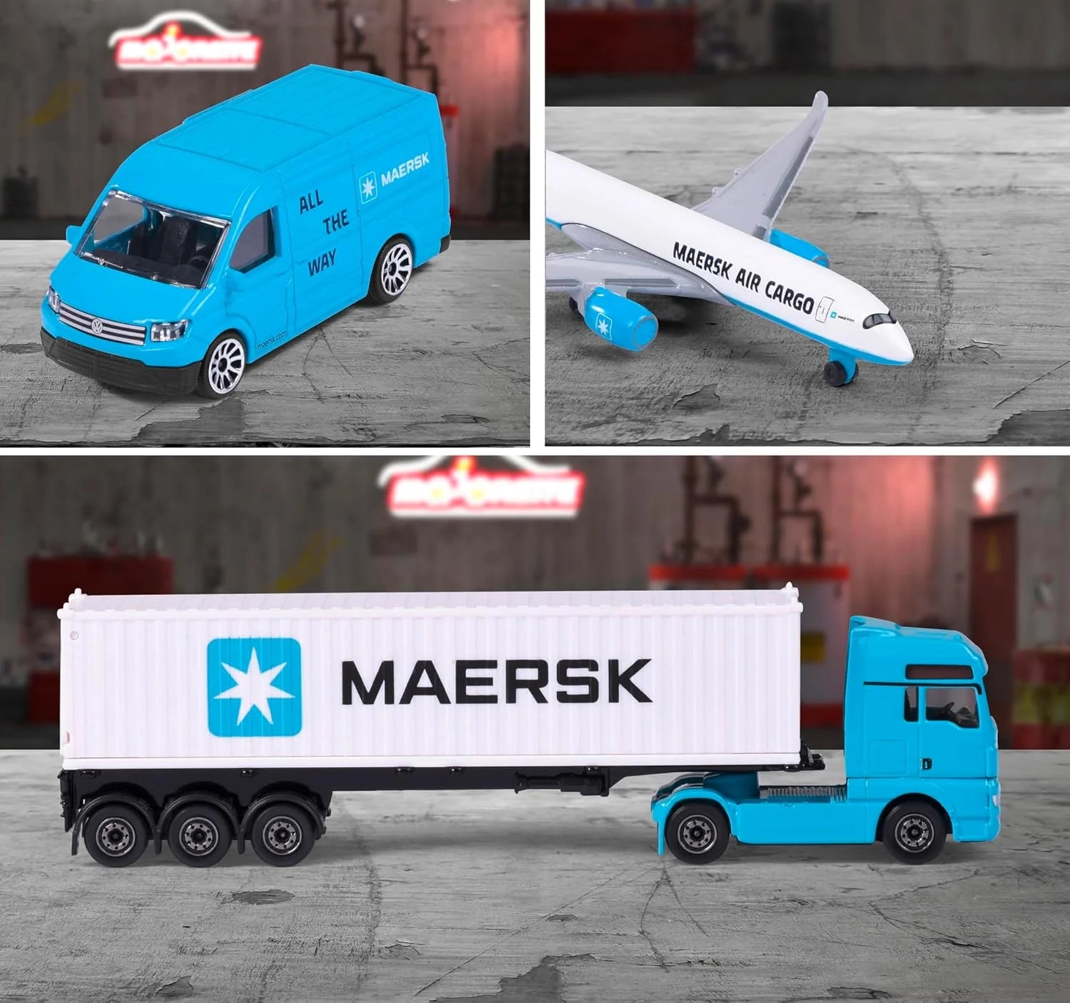 Majorette - Maersk Logistic, Volvo Transporter Container 2x20FT