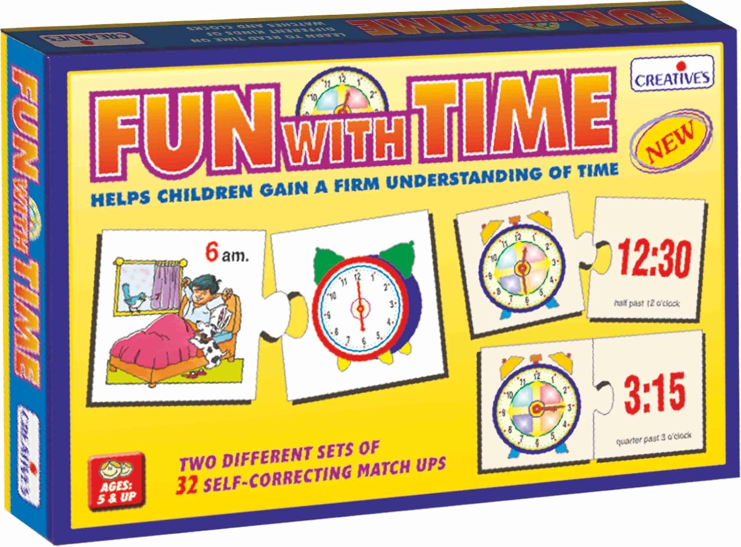 Creative's Fun With Time, Kids Learning Activity Games