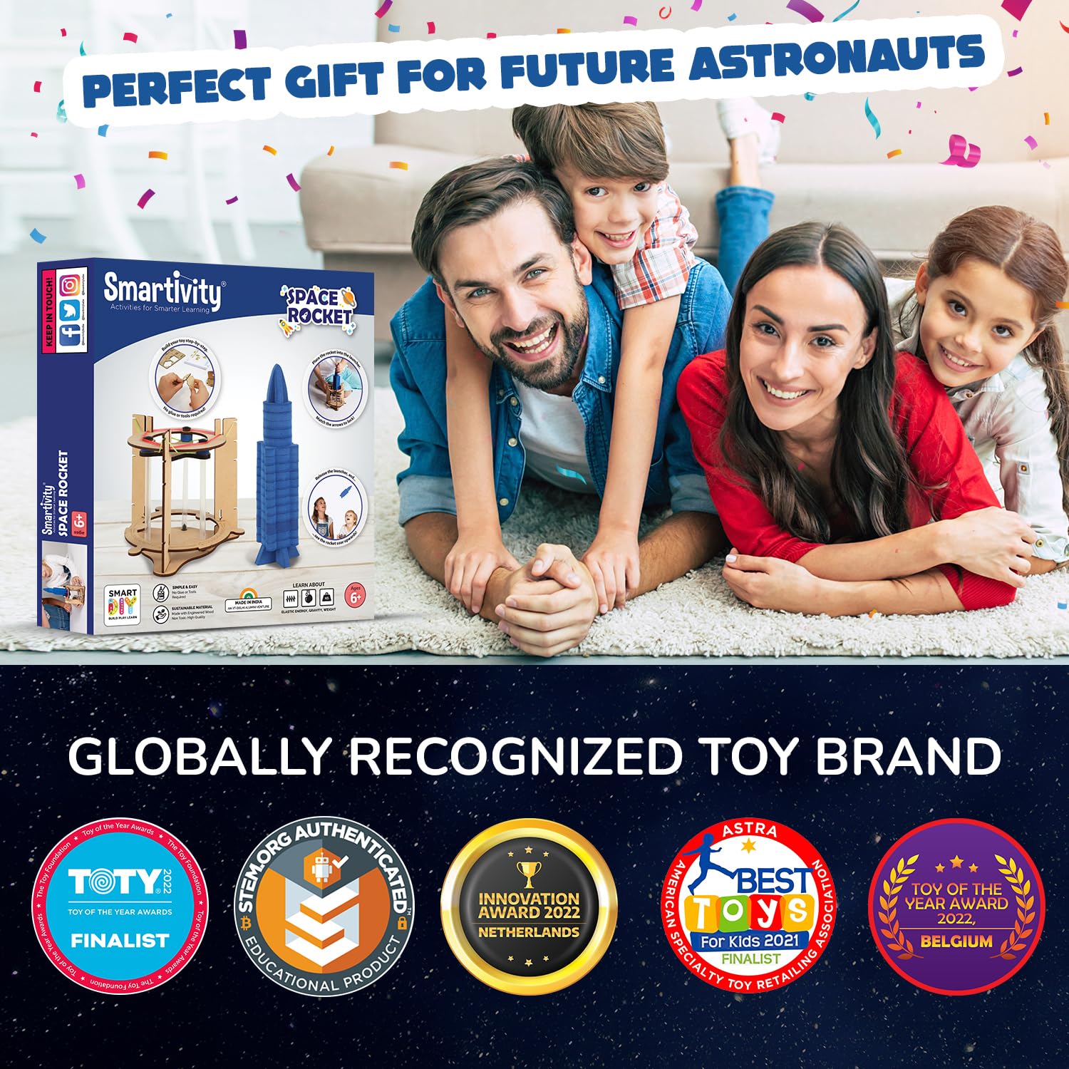 Smartivity Space Rocket DIY Science Kit