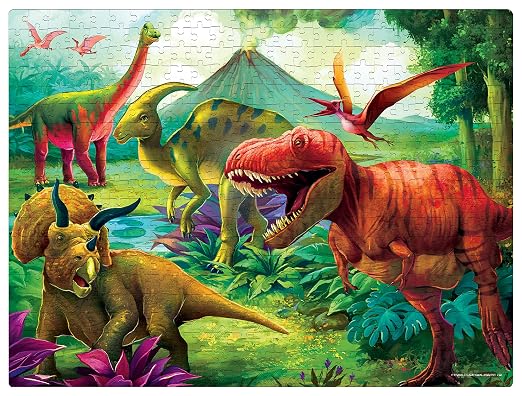 Frank Age of The Dinosaurs Jigsaw Puzzle (250 Pieces)