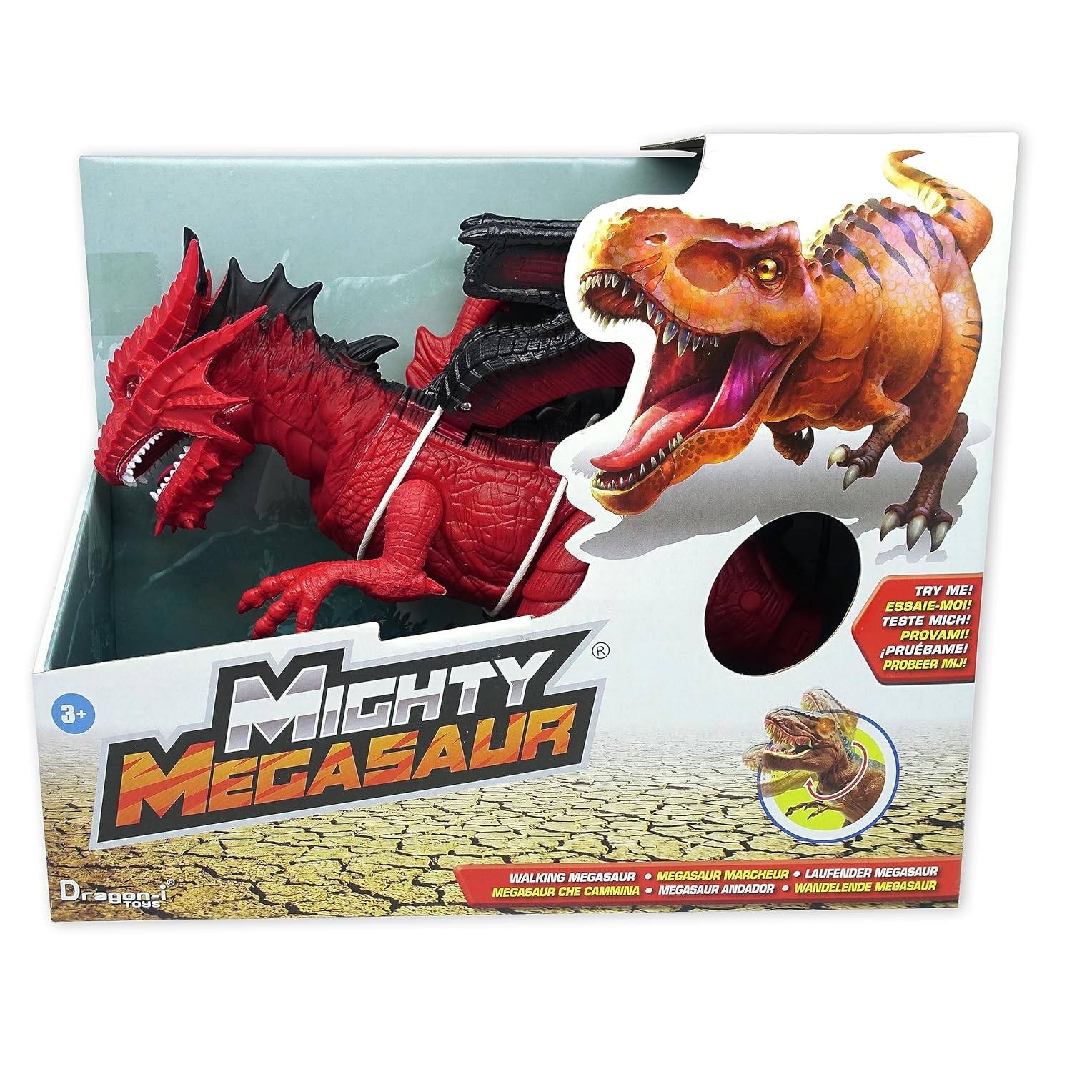 Dragon-I Mighty Megasaur Red Dragon with Light and Sound