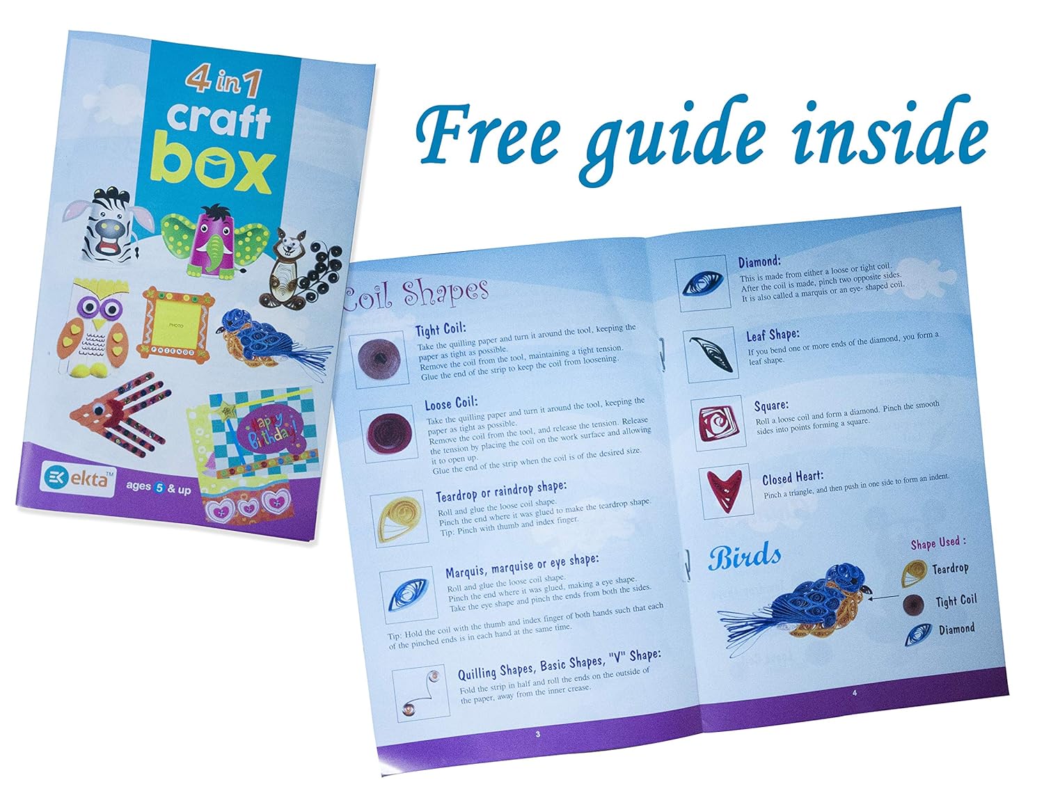 Ekta 4 IN 1 CRAFT BOX Party & Fun
