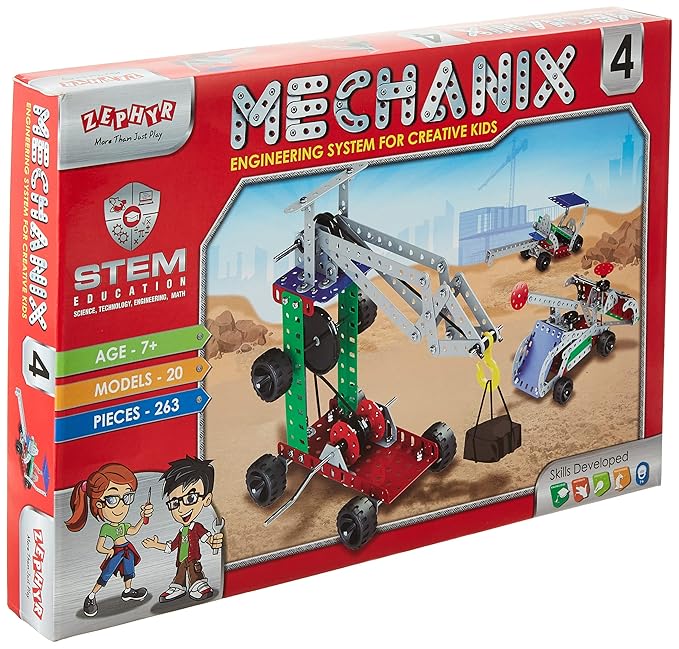 ZEPHYR Mechanix 4 Construction Set