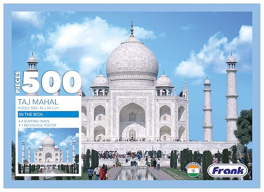 Frank Taj Mahal 500 Piece Jigsaw Puzzle for Adults & Kids