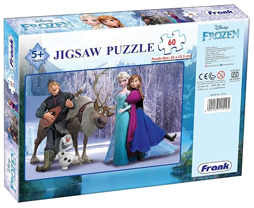 Frank Disney Frozen Puzzle for Kids, 60 Piece Jigsaw Puzzle