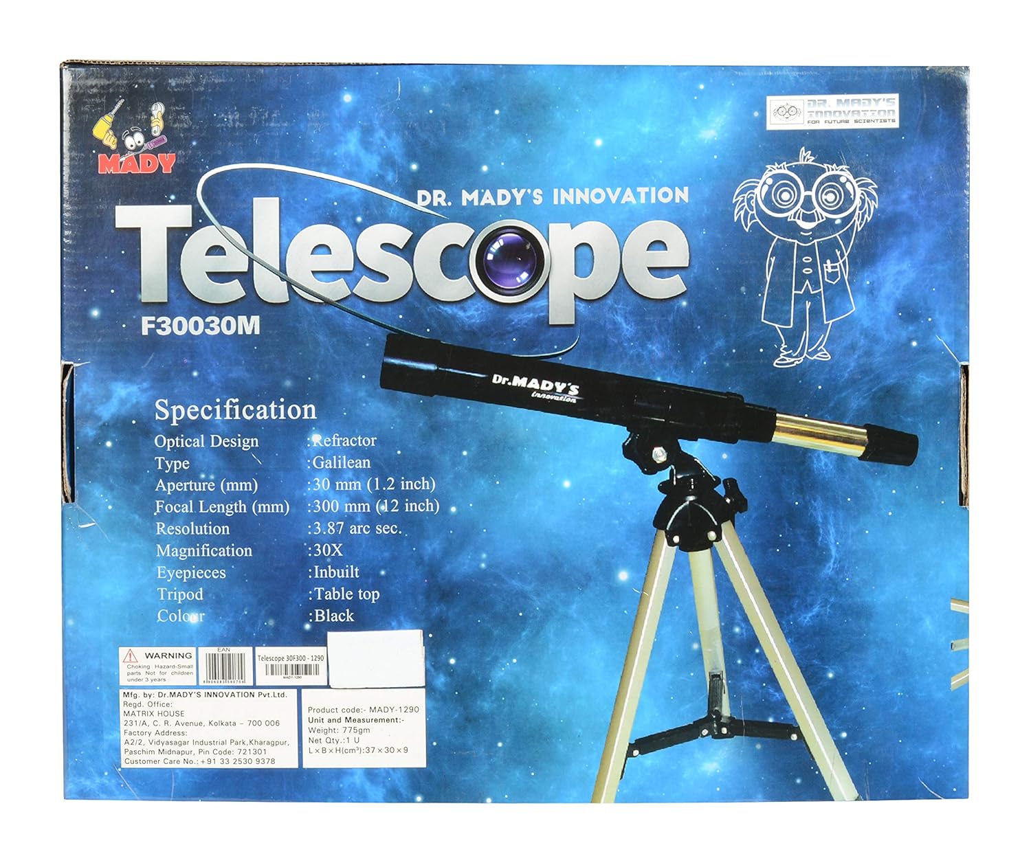 Dr Mady’s 1290 Telescope Junior 30030M