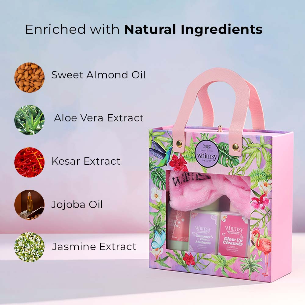 Whimsy Mini Skin Care Kit For Kids & Teens - Pack of 5
