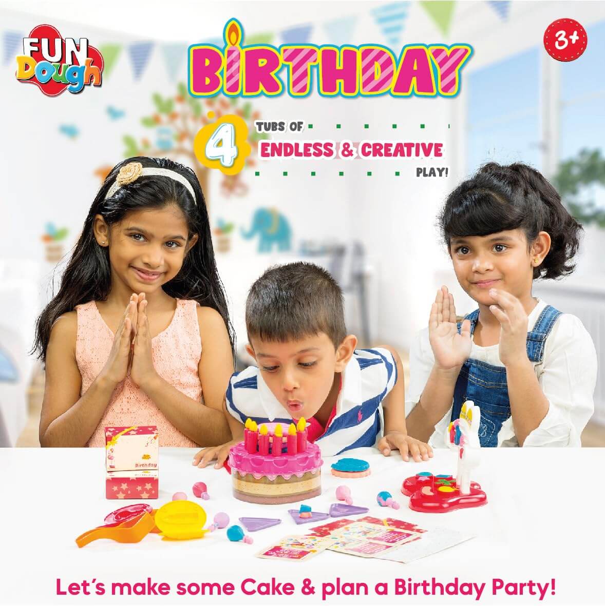 Funskool Fun Dough BIRTHDAY PARTY