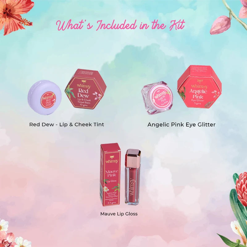 Whimsy Mini Skin Care Kit For Kids & Teens - Pack of 5
