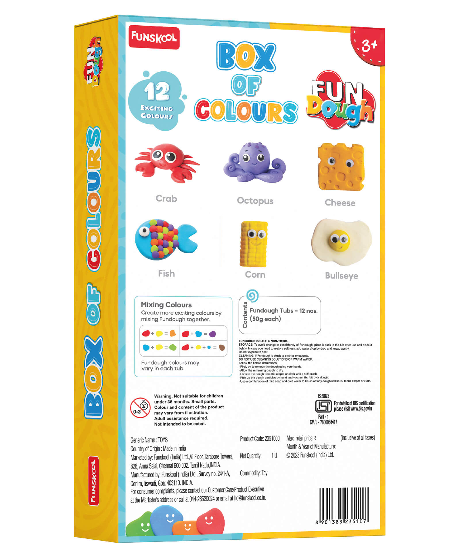 Funskool Fun Dough BOX OF COLOUR