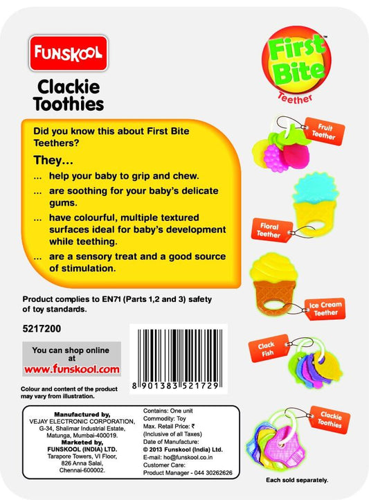 Giggles Clackie Toothies Teether