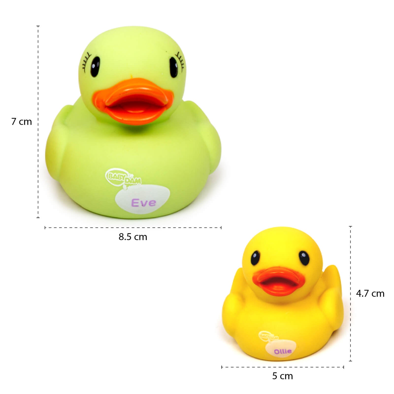 Giggles Dazzling Duck Family ( Squeakers)