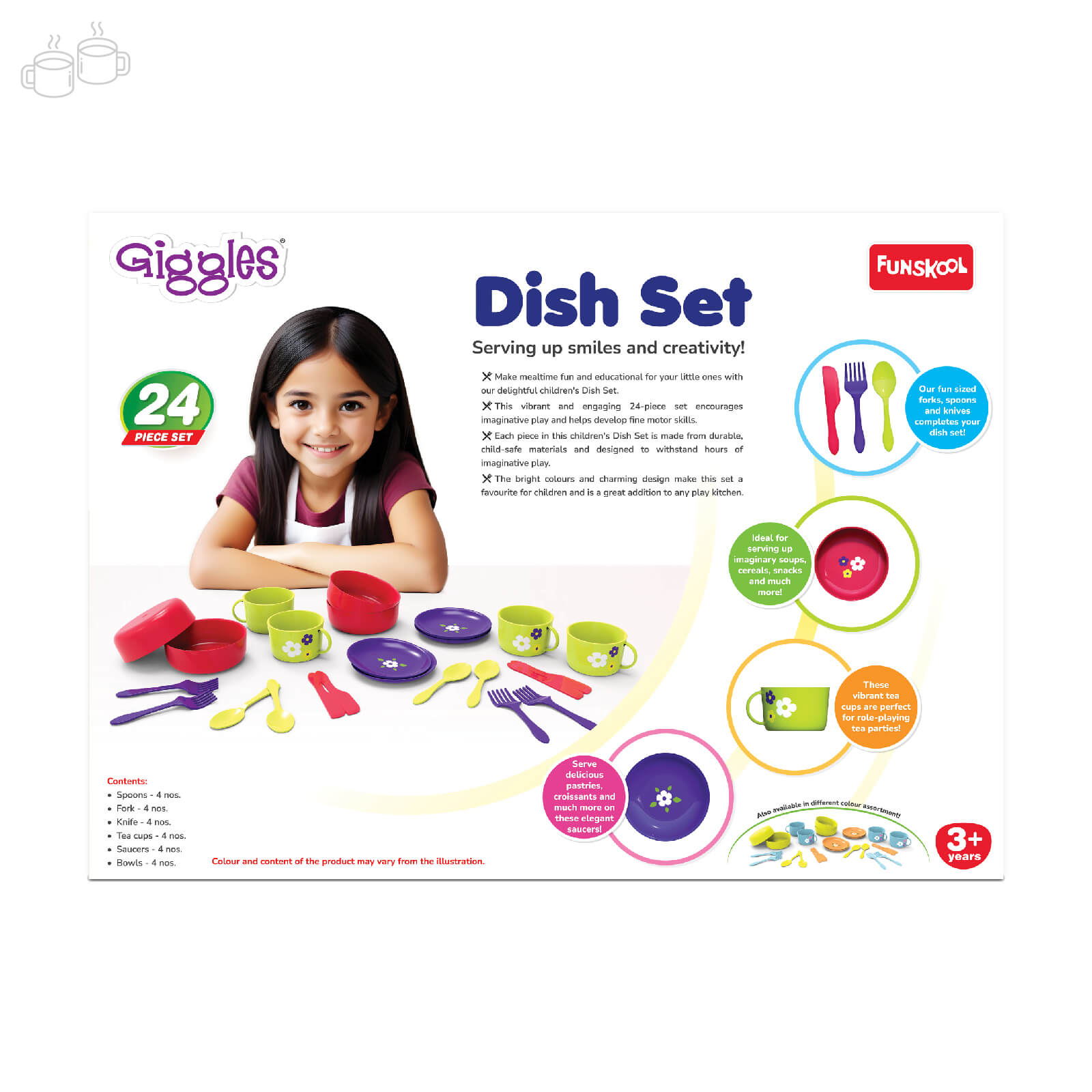 Giggles Dinner Ware Party Set