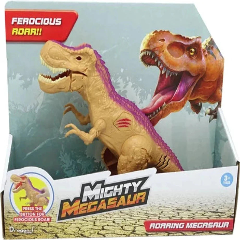 Dragon-I T-Rex Mighty Megasaur 9” Light And Sound Dinosaur