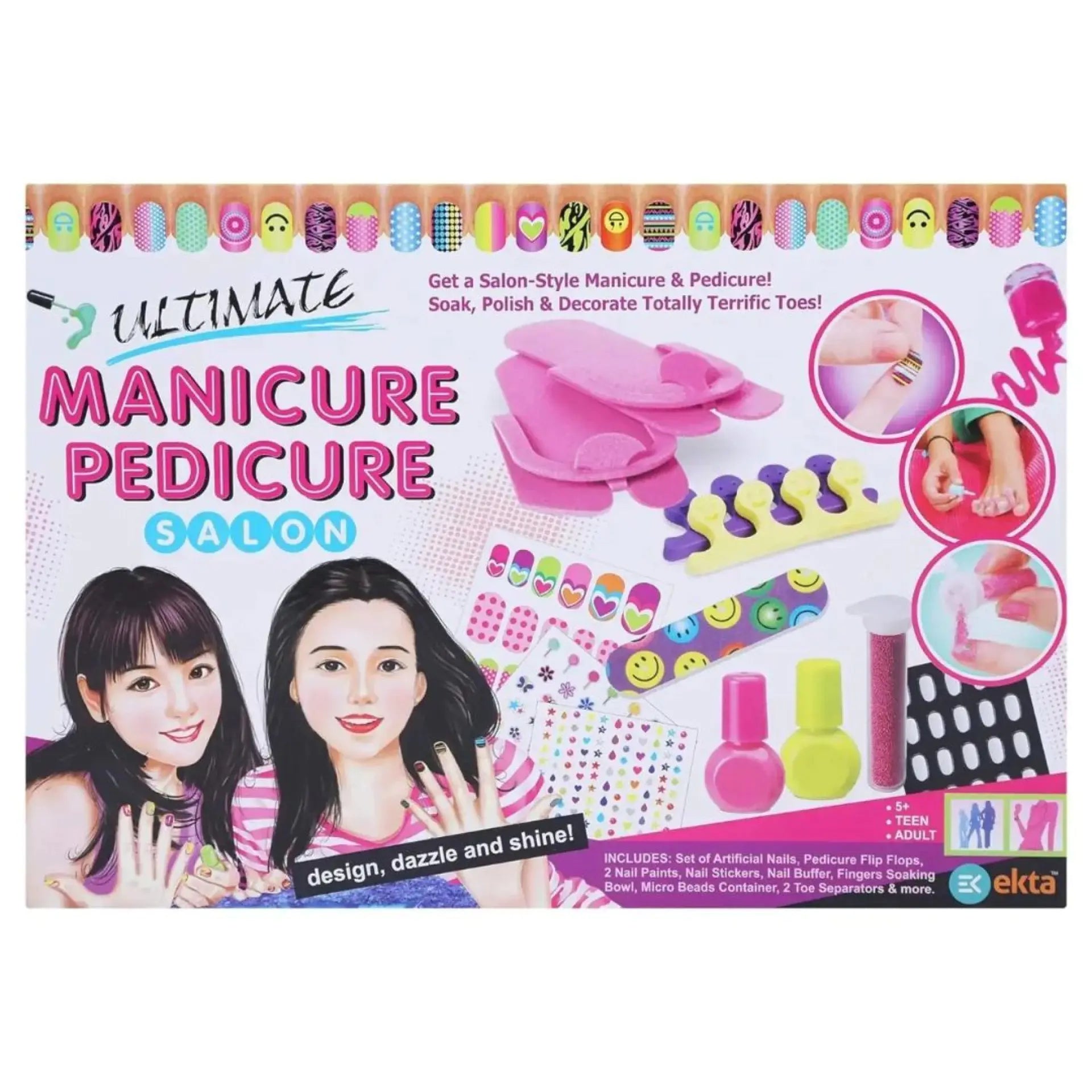 Ekta Ultimate Manicure Pedicure Salon Playing Kit
