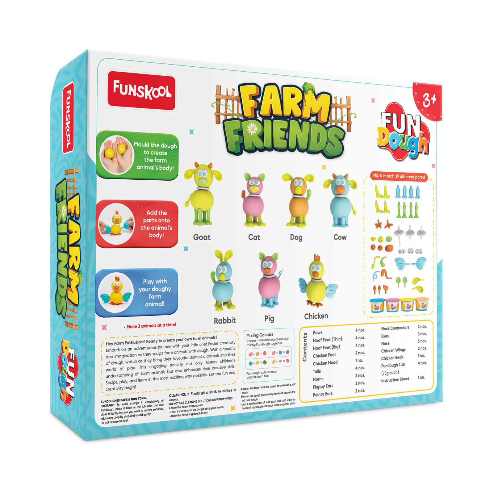 Funskool Fun Dough FARM FRIENDS