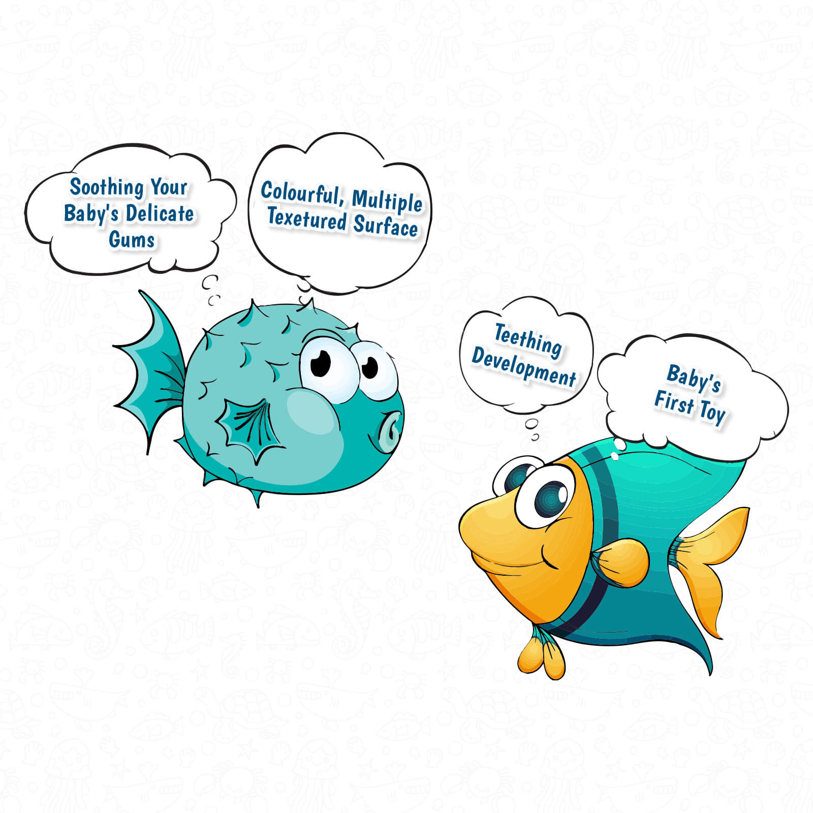 Giggles Fish Teether