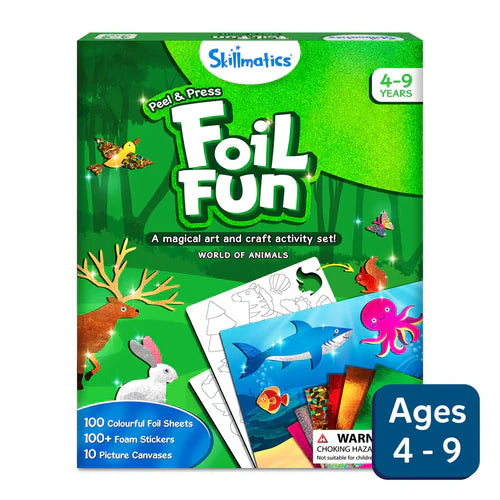 Skillmatics Foil Fun - World of Animals Kit