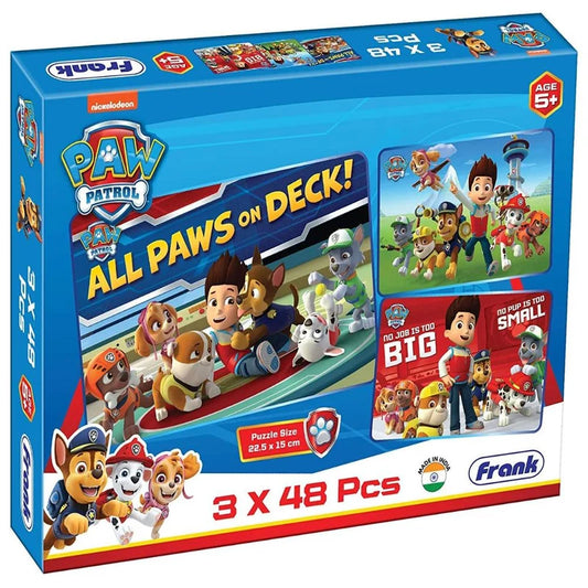 Frank 70303 PAW PATROL 3 in 1 - 48 pieces puzzle