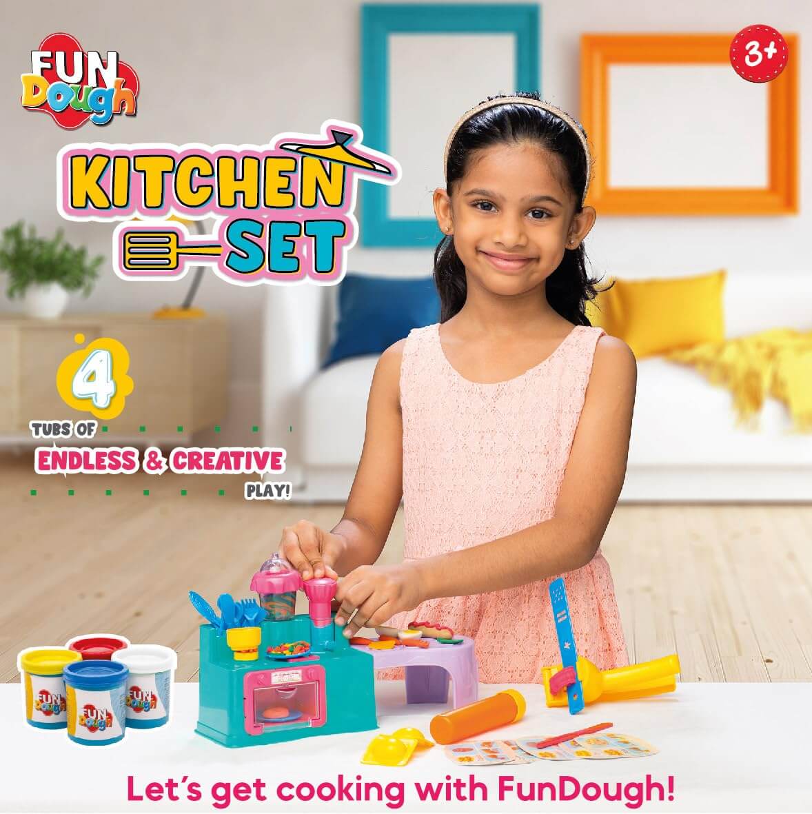 Funskool Fun Dough Kitchen Set