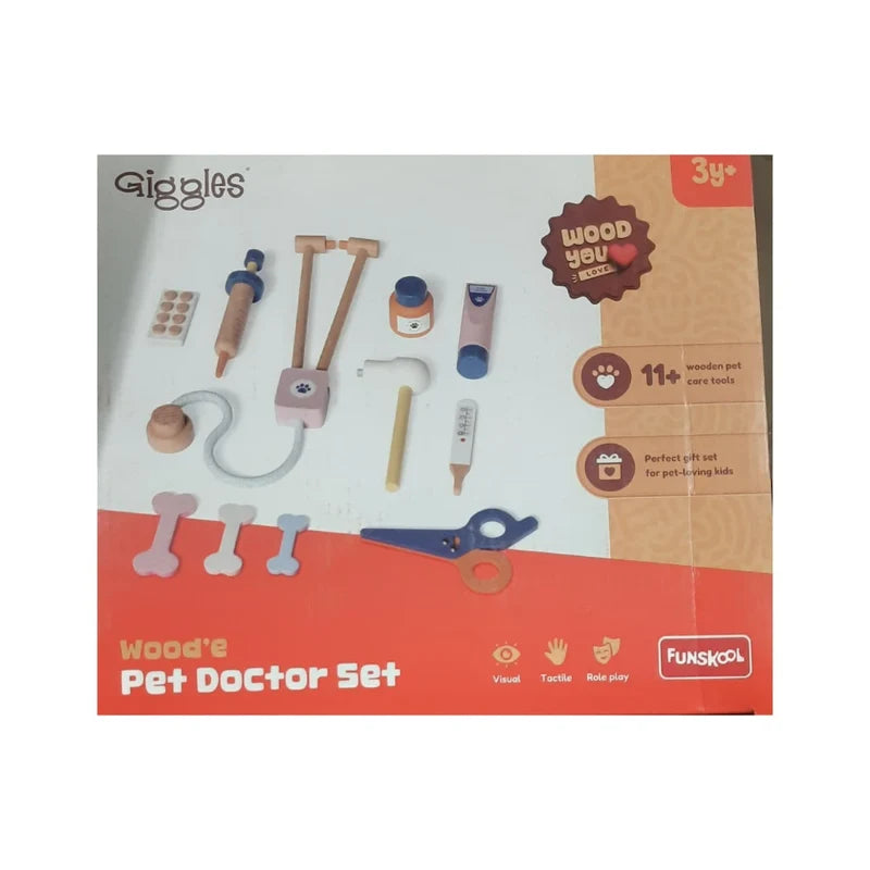 Giggles Wood'e Pet Doctor Set