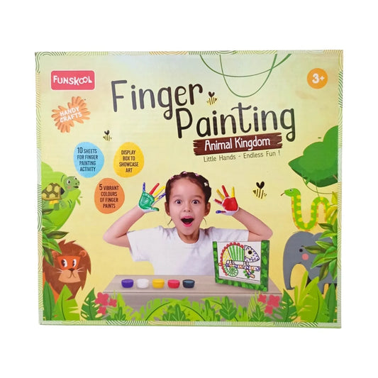 Funskool Handycrafts Finger Painting ‘Animal Kingdom’ Art and Craft Kit