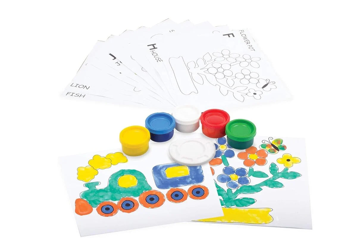 Funskool Handycrafts Finger Painting ‘Animal Kingdom’ Art and Craft Kit