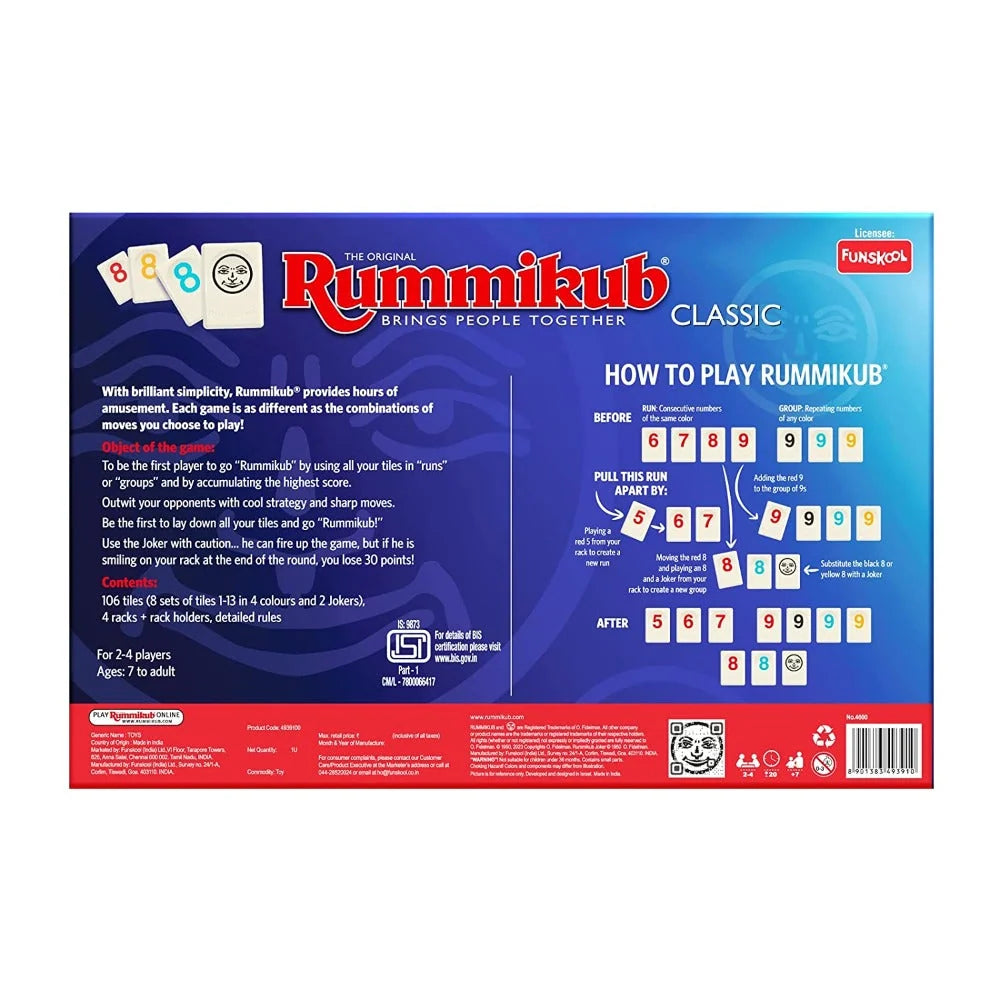 Funskool Rummikub Classic Game