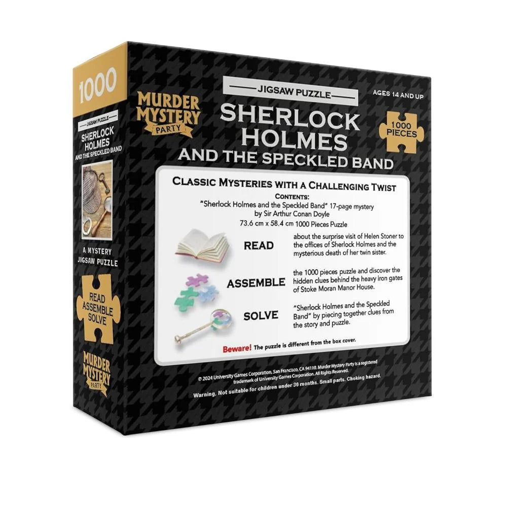 Funskool Sherlock Holmes and The Speckled Band Jigsaw Puzzle (1000 pieces)