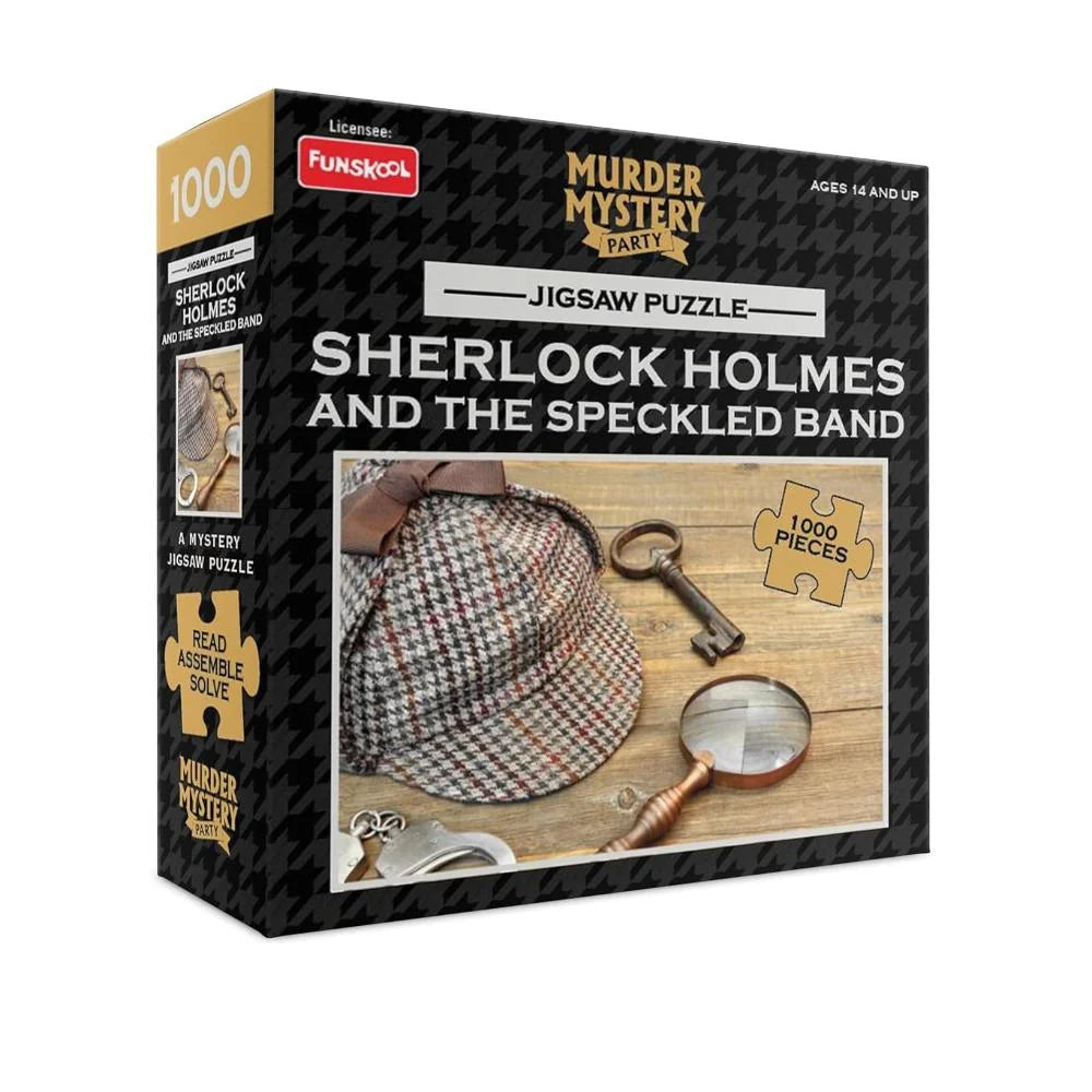 Funskool Sherlock Holmes and The Speckled Band Jigsaw Puzzle (1000 pieces)