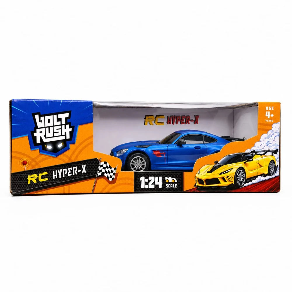 Funskool Volt Rush 1:24 Scale Hyper-X RC Sports Car (Multicolor)